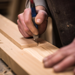 Menuiserie intérieure sur mesure / Bureau forme libre ergonomique Chartres-de-Bretagne